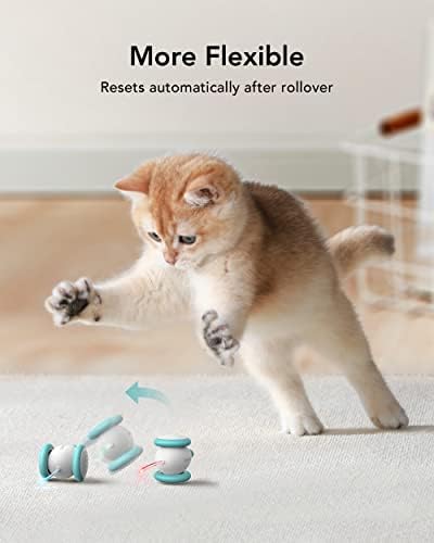 צעצועי חתול אינטראקטיביים של פטליברו לחתולים מקורה, צעצוע חתול אוטומטי עם נורות LED, צעצועי עכבר חתולים, צעצועי חתלתול,