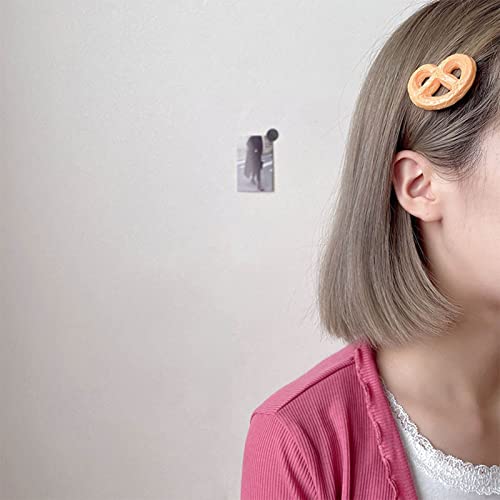 שיער בגדי ראש שיער לאישה בנות קליפ קליפ אביזרי חידוש סימולציה 6 יחידות עוגיות עש חמוד