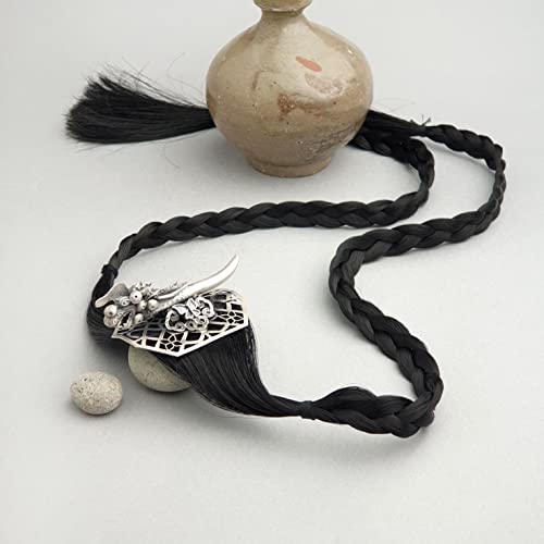 קישוט השיער המסורתי של קוריאה קוריאה מסורתי בכסף, תכשיטים KDRAMA בעבודת יד, Cheopji 나스첸카 첩지 1545057