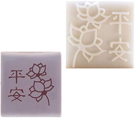 ZQWE DIY סבון בול לבן שרף שרף סבון חותמת סבון טבעי בעבודת יד או דפוס פרחים הדפסת סבון בעבודת יד אישיות שרף מיני סבון