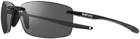 משקפי שמש של Revo יורדים N: עדשה מקוטבת עם מסגרת מלבנית ללא שפה