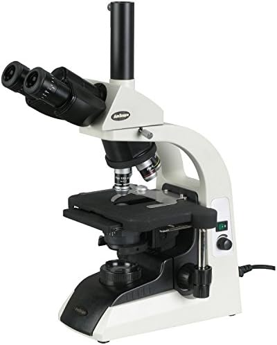 אמסקופ ט650מיקרוסקופ תרכובת טרינוקולרית מקצועית, הגדלה פי 40-1500, עיניות רוחב פי 10 ו-15, יעדי תוכנית אינסוף,