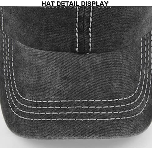 גברים ונשים ג'ינס רטרו שטוף והיה ישן שהושמד שיא כובע מוצק כובע בייסבול כובע קטן