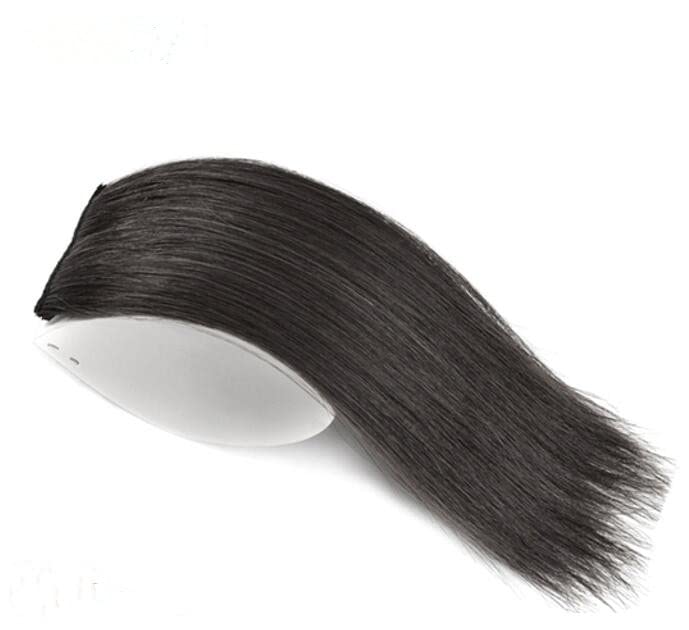 סינטטי בלתי נראה שיער כרית חתיכה חלקה קליפ שיער חתיכה שיער הארכת שיער טופר עבור דליל שיער נשים 2 יחידות 20 סמ/8 אינץ