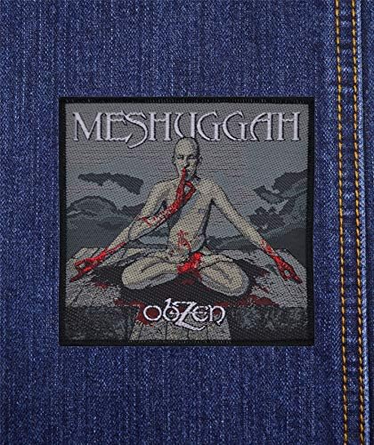 Meshuggah Obzen Albole Patch Pressission Metal Metal Music Music Woven Sew on Applique