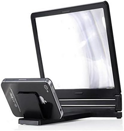 וולנוטה 8.2 אינץ ' 3 טלפון נייד מסך זכוכית מגדלת מגבר וידאו סטנד סוגר עם משחק סרט זכוכית מגדלת מתקפל טלפון שולחן