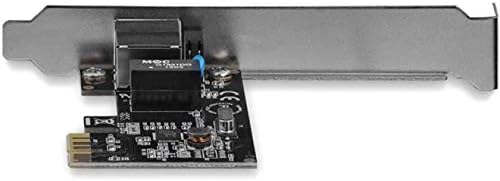 Startech.com 1 יציאה PCIE Gigabit Network Server Card Card - פרופיל כפול - Gigabit Desktop Adapter Rev e Intel 6
